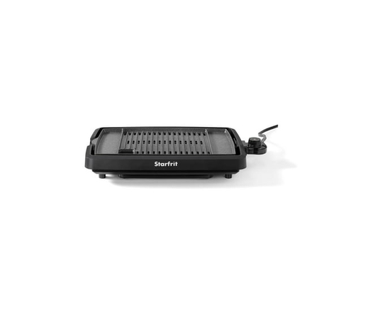 Starfrit The Rock Grill Intérieur Sans Fumée - Surface de cuisson antiadhésive 25 x 40 cm – Température réglable