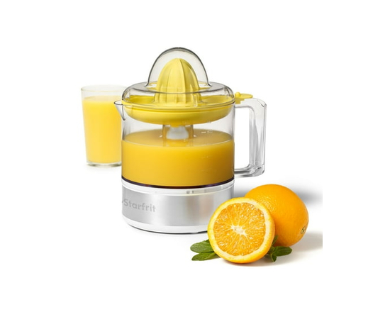 Starfrit Electric Citrus Juicer, 800ml, 2 Size Juicing Cones, Auto-Reverse Rotation, 30 Watts