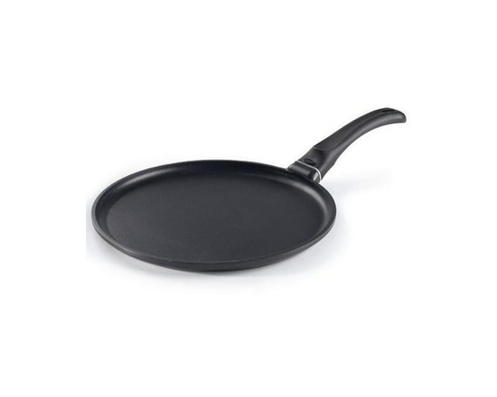 Starfrit Poêle Multi-Usage 25cm, Crêpière Antiadhésive, Base Épaisse en Aluminium, Compatible Four, Sans PFOA, Facile à Nettoyer, Noire