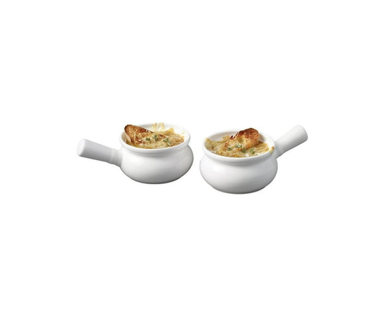 Ensemble de 2 bols à soupe en porcelaine Starfrit Gourmet BISTRO, Capacité de 300 ml