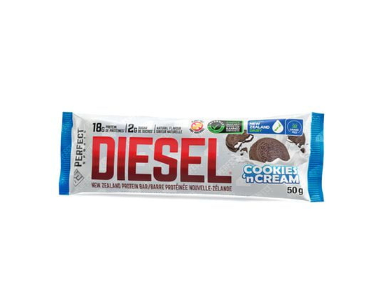 DIESEL New Zealand Protein Bar, Cookies n' Cream 50g/bar