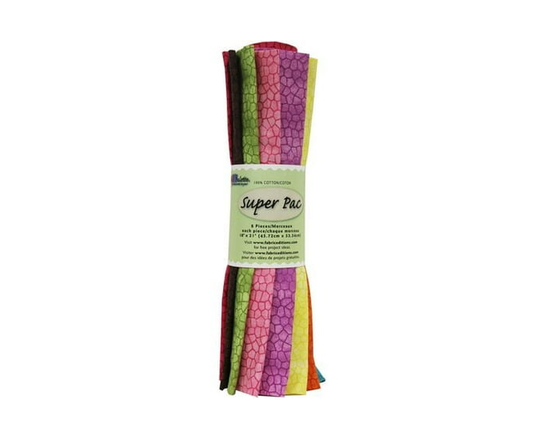 Fabric Creations Super Pac Fat Quarters - 18" x 21"