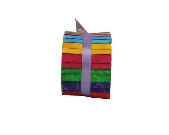 FABRIC PALETTE Textured Jelly Roll 20 Strips 6.4 × 106.7 cm (42 in), 20x2.5x42 - 20 X 2.5 X 42"