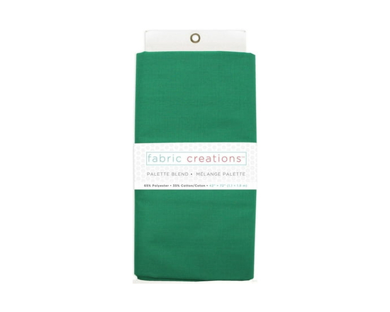 FABRIC CREATIONS Polycotton 65/35 Pre-cut Fabric, Lavender - 2 yards x 42" (Green)