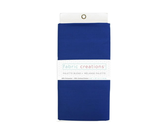 Fabric Creations Polycotton 65/35 Pre-cut Fabric - 2 yards x 42" (Blue)