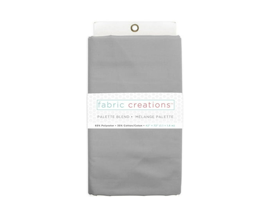 Fabric Creations Polycotton 65/35 Pre-cut Fabric - 2 yards x 42" (Grey)