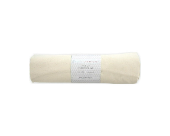 FABRIC CREATIONS Cotton Muslin 2.74 × 2.74 m (3 × 3 yd) Unbleached - 3 yards x  3 yards (2.74m x 2.74m)