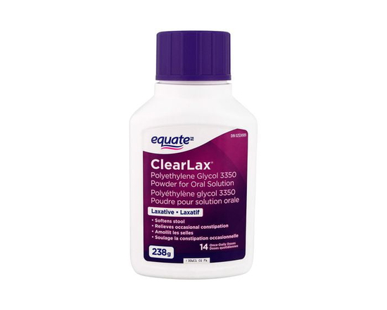 Equate Clearlax Polyethylene Glycol 3350 Powder