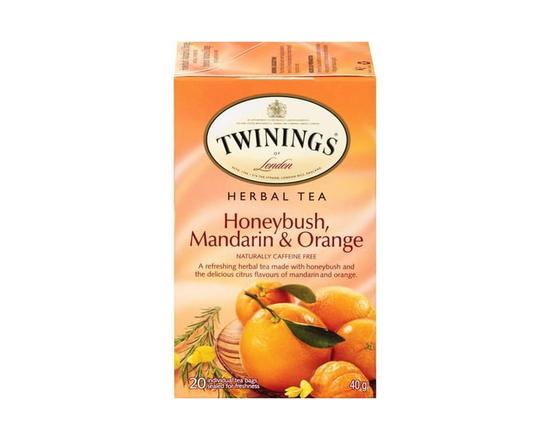 Twinings Tisane Honeybush, Mandarine & Orange 20s - 20 Sachets de Thé