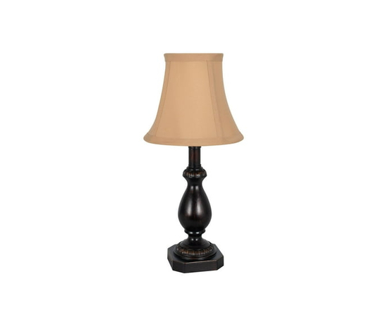 Mainstays 14.5 inch Camel and Bronze Accent Lamp - 14 1/2in