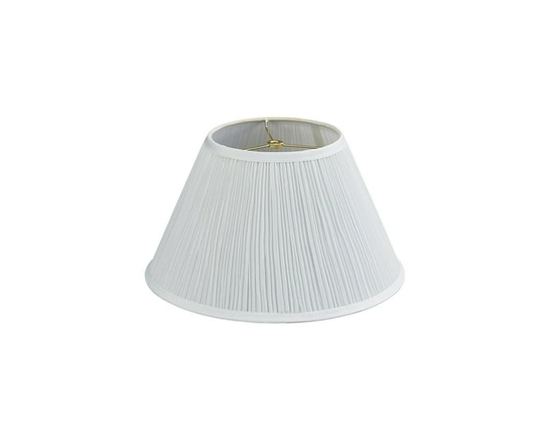 Abat-jour rond plissé Mainstays de 7 x 14 x 8,5 po