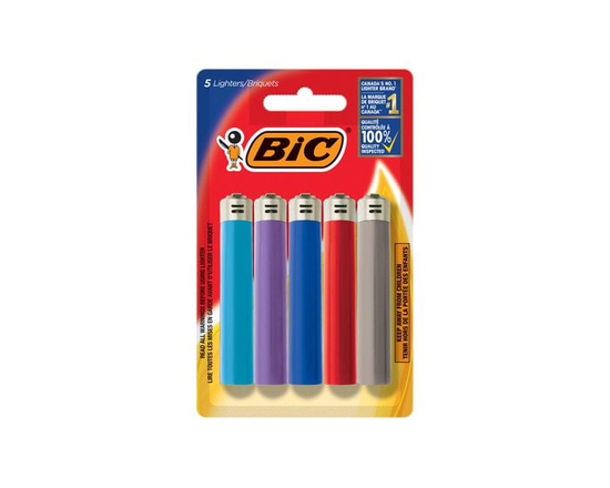 BIC® Classic® Pocket Lighters, 5 pack - 5