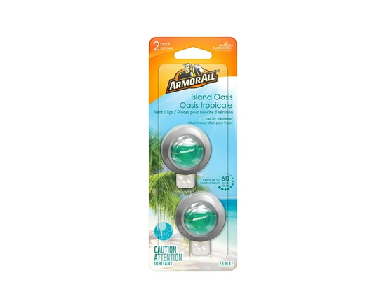 Armor All Fresh FX Island Oasis Vent Clip Car Air Freshener - 2 Count - 2.5 mL x 2