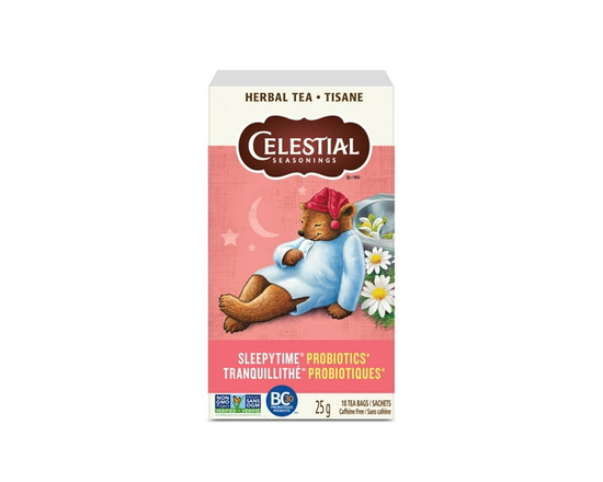 Celestial Seaonings Sleepytime Probiotique, Herbal Tea, - 25g/18 Tea Bag count