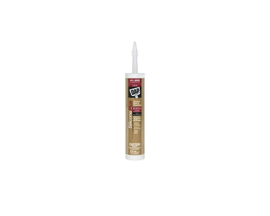 DAP Silicone Plus Premium Silicone Kitchen & Bath Sealant, 319ml, Clear - 11.5 in