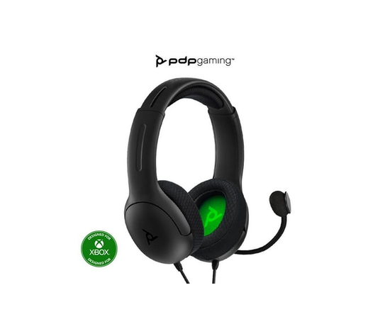 PDP AIRLITE Wired Headset: Black - Xbox Series X S, Xbox One, & Windows 10/11