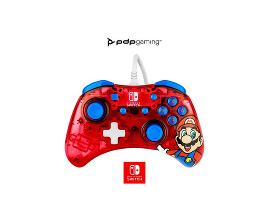 PDP Rock Candy™ Wired Controller: Mario Punch - Nintendo Switch