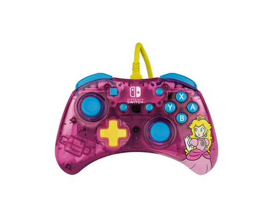 PDP Rock Candy™ Wired Controller: Bubblegum Peach - Nintendo Switch