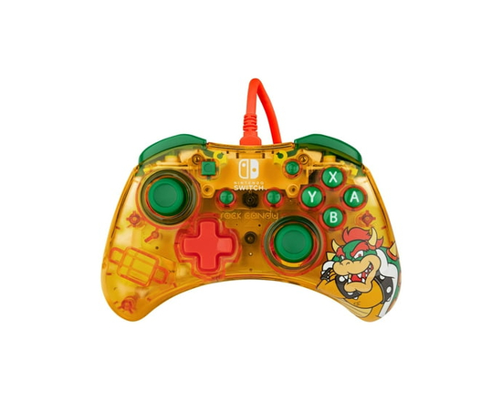 PDP Rock Candy™ Wired Controller: Lemon Bomb Bowser - Nintendo Switch