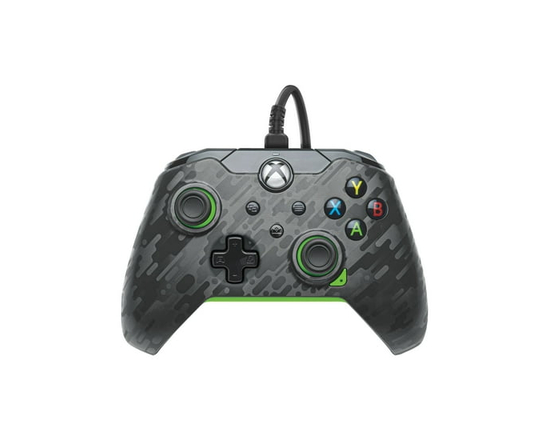PDP Wired Controller: Neon Carbon - Xbox Series X S, Xbox One, & Windows 10/11