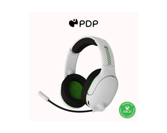 PDP AIRLITE Pro Wireless Headset: White - Xbox Series X S, Xbox One, & Windows 10/11