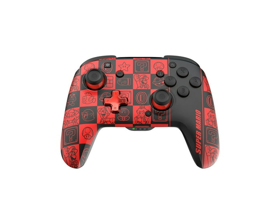 PDP REMATCH GLOW Wireless Controller: Super Icon - Nintendo Switch, & Nintendo Switch - OLED Model