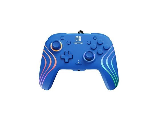 PDP Afterglow™ Wave Wired Controller: Blue - Nintendo Switch, & Nintendo Switch - OLED Model