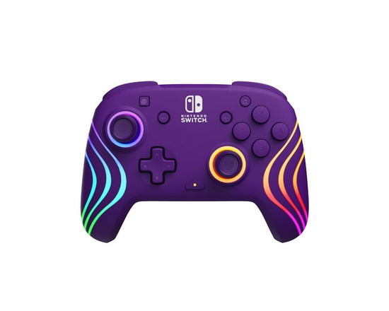 PDP Afterglow™ Wave Wireless Controller: Purple - Nintendo Switch, & Nintendo Switch - OLED Model