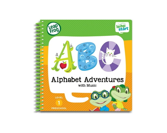 LeapFrog LeapStart 3D Preschool Activity Book (Level 1): Alphabet Adventures with Music - English Version, 2-4 Years - S