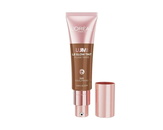 L'Oréal Paris Lumi Le Glow Tint, Fluide Teinté (320 frais moyen et profond moyen)