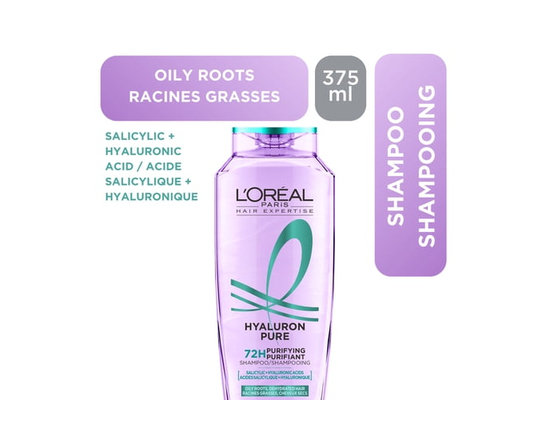 L'Oréal Paris Hyaluron Pure Purifying Shampoo 375 ml - 375 Milliliter