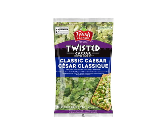 Fresh Express Twisted Caesar Classic Caesar Chopped Salad Kit