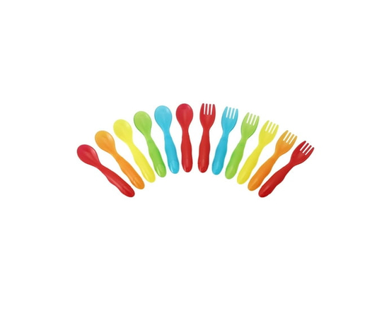 The First Years Take & Toss Fork and Spoon Set