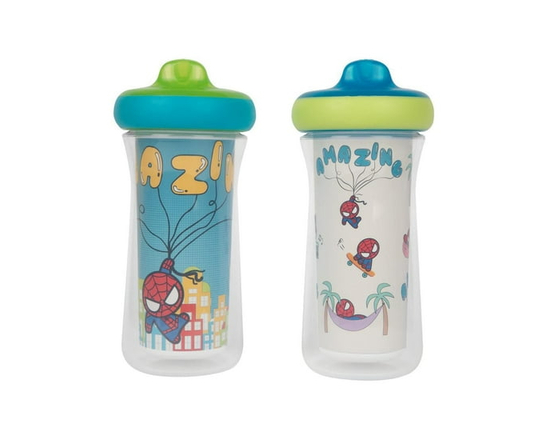 Marvel Super Hero 2x9oz Insulated Sippy Cups