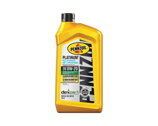 Pennzoil Platinum SAE 0W-20 Full Synthetic Motor Oil - 946ml