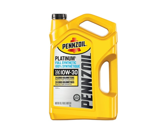 Pennzoil Platinum Synthetic 10W30 Motor Oil 5L - 5
