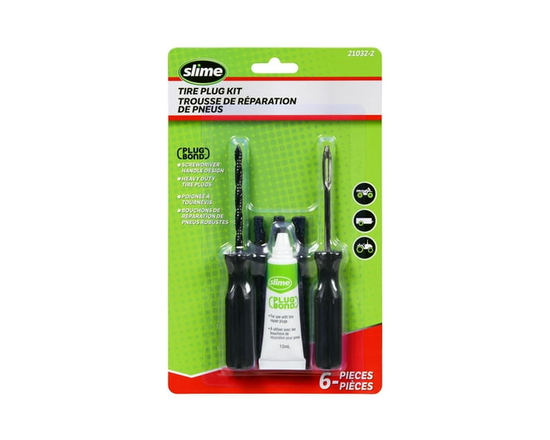 Slime Straight Handle Tire Plug Kit - Kit