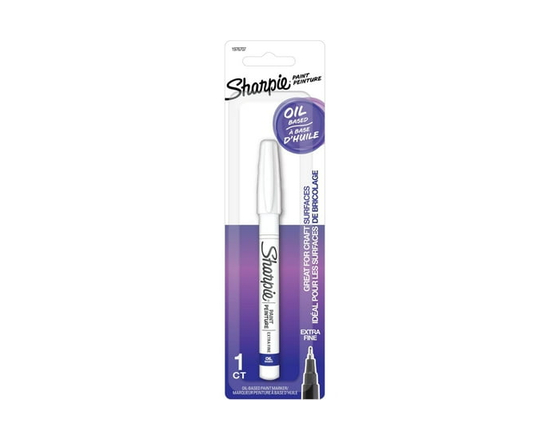 Sharpie Oil-Based Paint Marker, Extra Fine Point, White