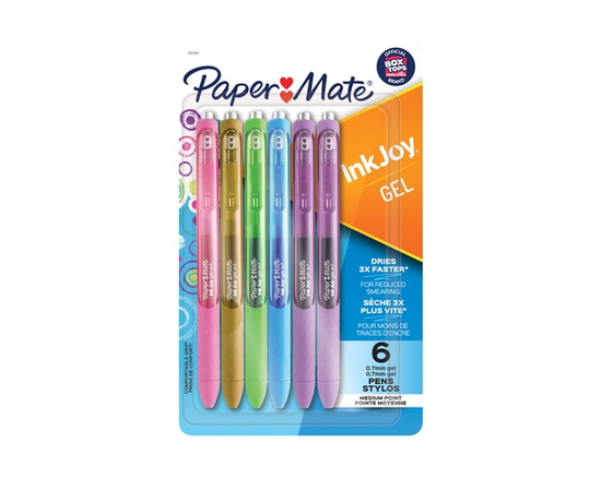 Paper Mate InkJoy Gel Pens, Medium Point (0.7 mm), Retractable, Assorted Colours, 14 Count (Pastel)