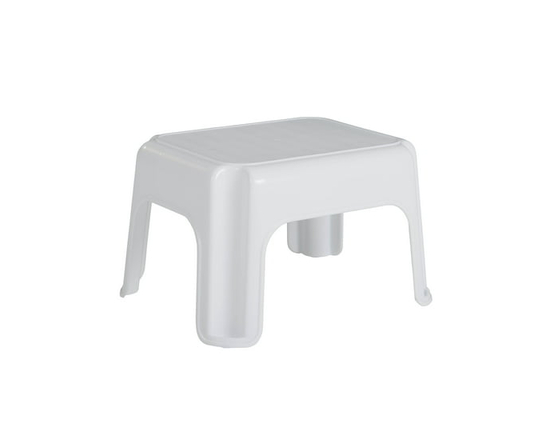 Rubbermaid Plastic Step Stool, Small, White