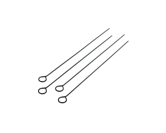 Mainstays paquet de 4 Brochettes pour BBQ, Noir