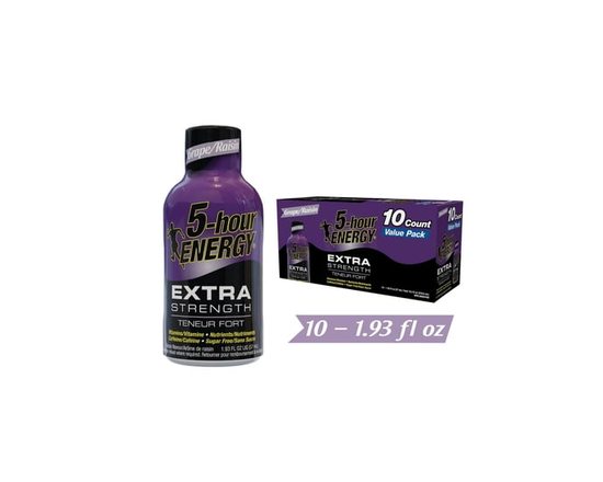 5 Hour Energy Extra Strength Grape - 1.93 fl oz
