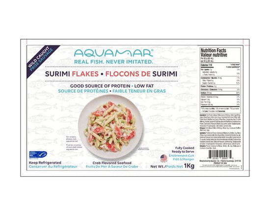 Aquamar Classic Flake Style Surimi 1kg
