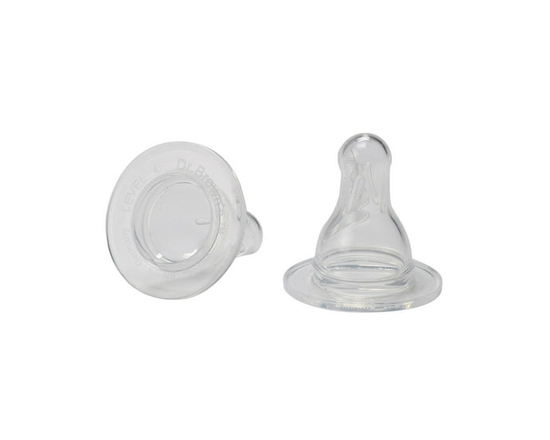 Dr. Brown's Standard Silicone Nipple Level 4, 2-Pack
