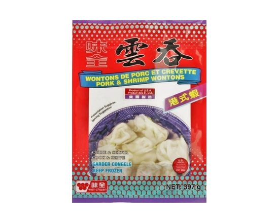 WEI CHUAN Pork and Shrimp Wontons - 397 g