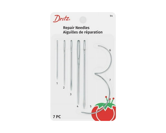 Aiguilles à main Dritz® Repair, styles et tailles assortis, 7 unités