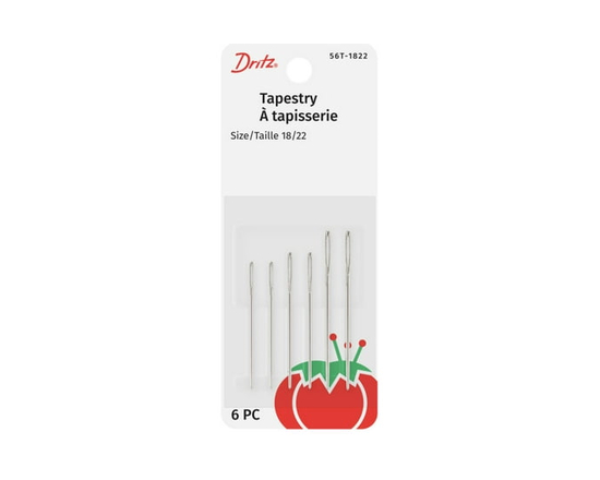 Aiguilles à tapisserie, taille 18/22, 6 pc Dritz®