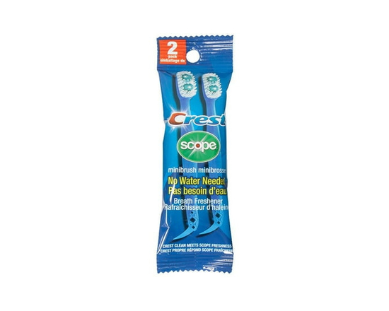 Crest Scope Outlast Minibrush 2pk - 2