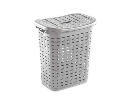 Sterilite Weave Laundry Hamper, Grey