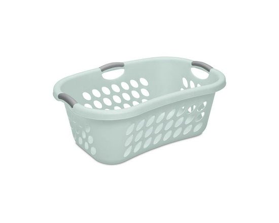 Sterilite Panier à Linge Ergonomique 44 Litres, vert pâle